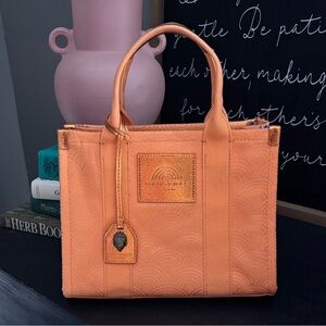 Kurt Geiger Orange Small South Bank Tote
